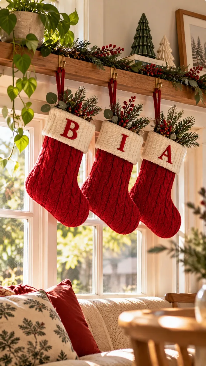 MEIAS NATALINAS: DECORAÇÃO CLÁSSICA DE NATAL
