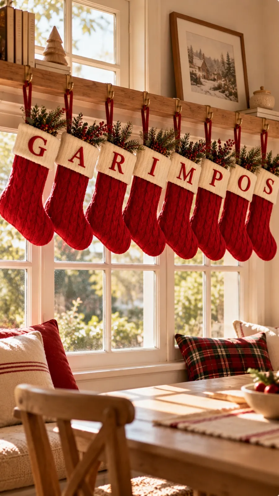 MEIAS NATALINAS: DECORAÇÃO CLÁSSICA DE NATAL
