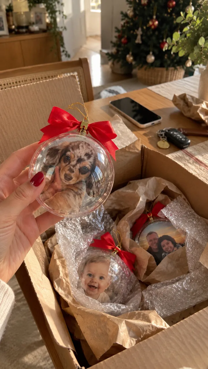 BOLAS DE NATAL PERSONALIZADAS